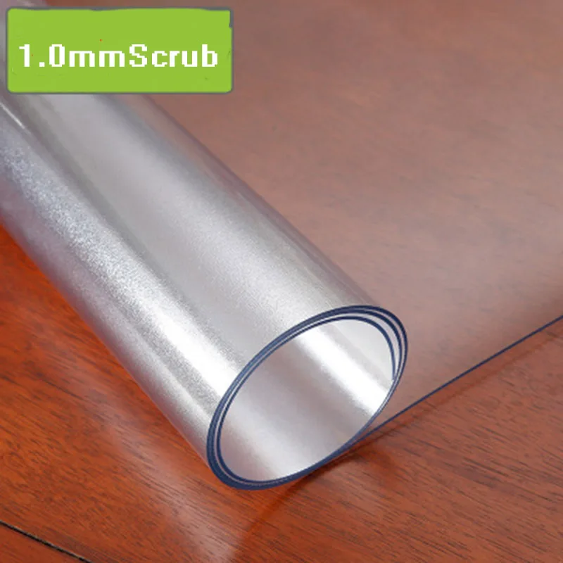 Высококачественная круглая скатерть из мягкого стекла и ПВХ без запаха