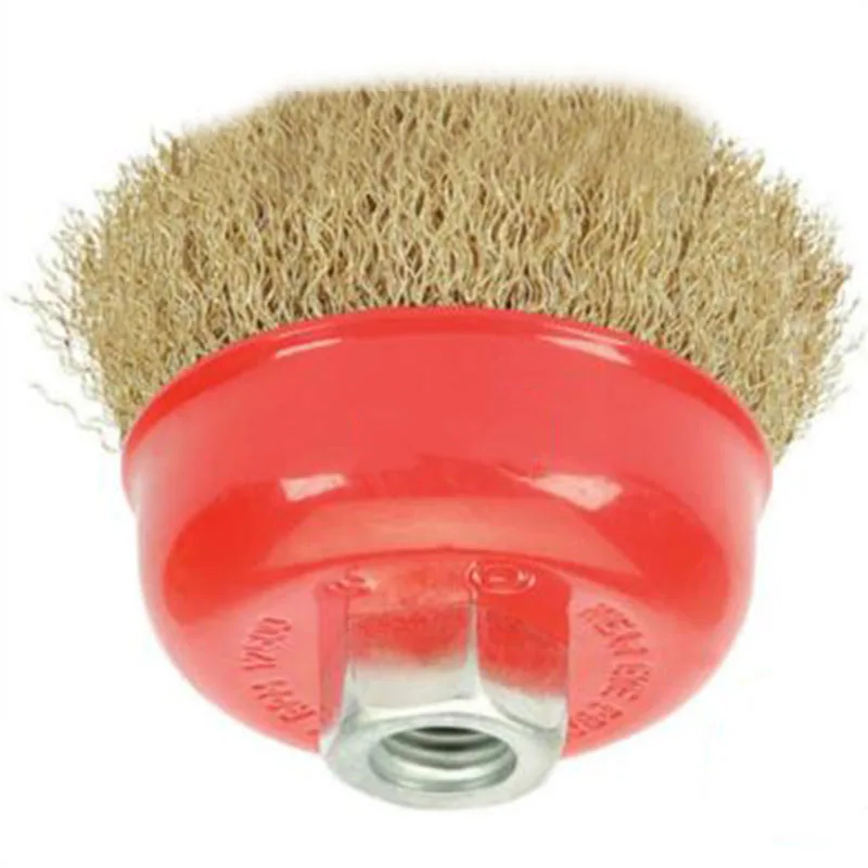 

2pcs/Set Wire Cup Brush Wheel 3 (75mm) For 4-1/2 (115mm) Angle Grinder