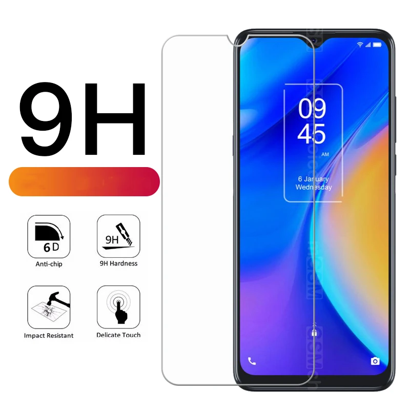 3 1pcs protective glass cover for vidrio tcl 20 10 5g screen protector tempered glass for tcl 10 tcl20 se 20se t671h phone film free global shipping