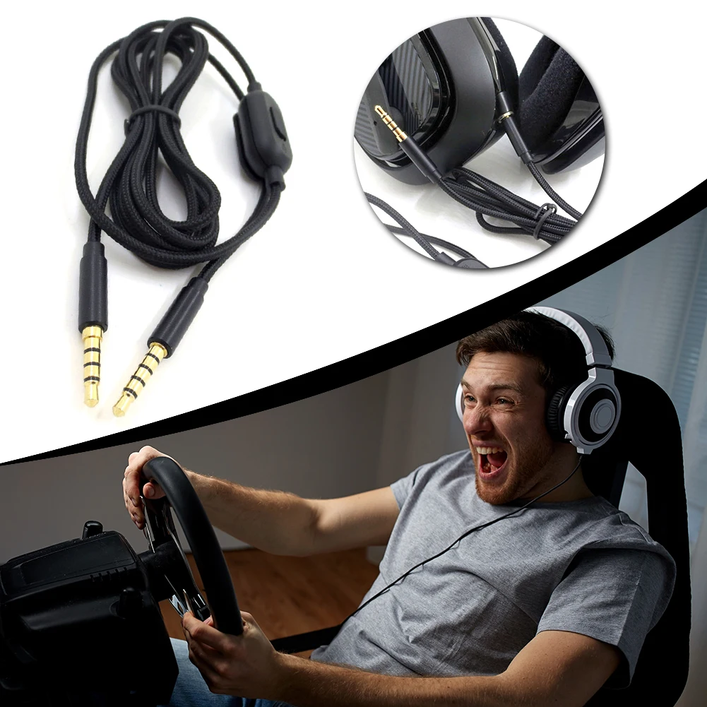 Шнур AUX для наушников 3 5 мм Logitech Astro A10 A40 A30|Аксессуары наушников| |