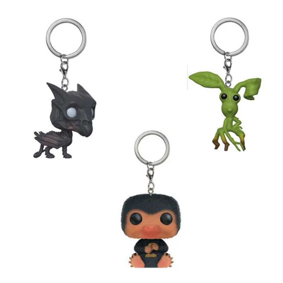 Фантастические звери ниффлер Пикетт тестраль Карманный Брелок винил Фигурка