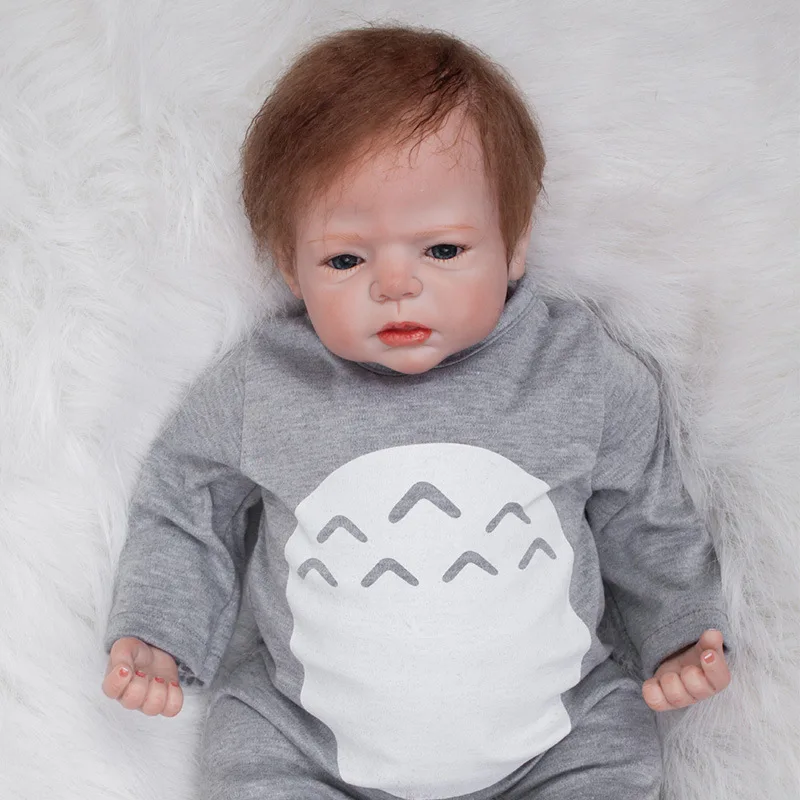 55 см Reborn Baby Doll Soft Rotocast Dolls Simulation Мягкие Красивые куклы игрушки резиновые Toys для