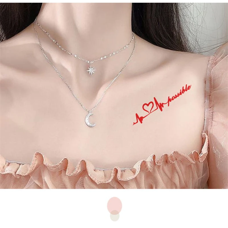 Waterproof Black Infinity Tattoo English Letter Women Body Art Drawing Temporary Tattoo Stickers Men Finger Tattoo Small Paste