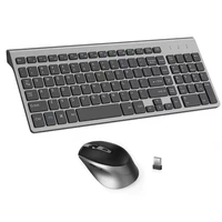wireless keyboard and mouse set 2 4 g portable mute mouse and keyboard for office travel computer game player