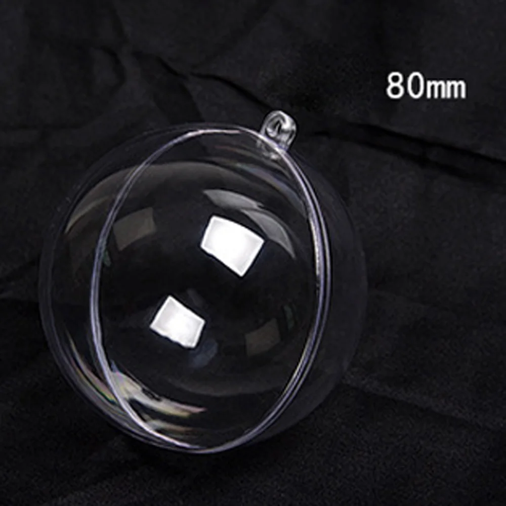 Высококачественный прозрачный пластиковый шар для рукоделия акриловые