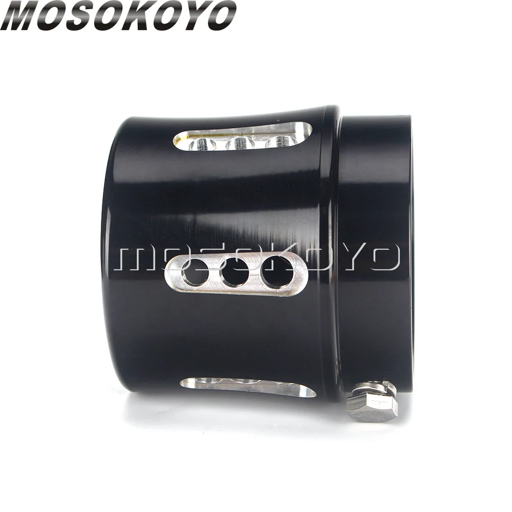 Мотоцикл 2 5 &quotпрямой выхлопной трубы наконечник крышка Кафе Рейсер для Harley Chopper