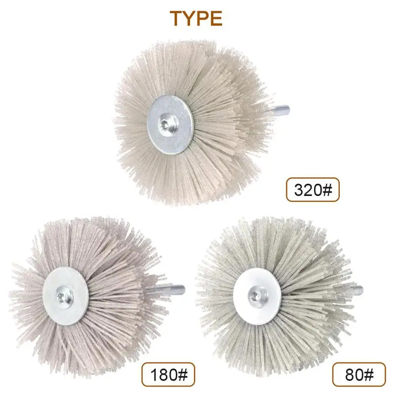 Абразивная щетка из алюминиевой проволоки для удаления заусенцев шлифовальный