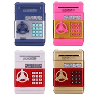 electronic piggy bank atm password coins safe box money box automatic deposit machine toy banknote birthday gift for children