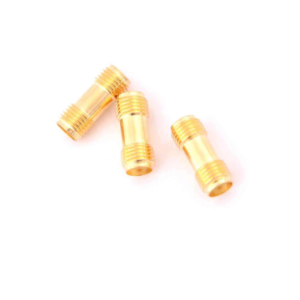 ZLinKJ 3pcs/lot Golden Color RF Connector SMA Female to For Two Way Radio SMA-F Antenna Adaptor | Обустройство дома