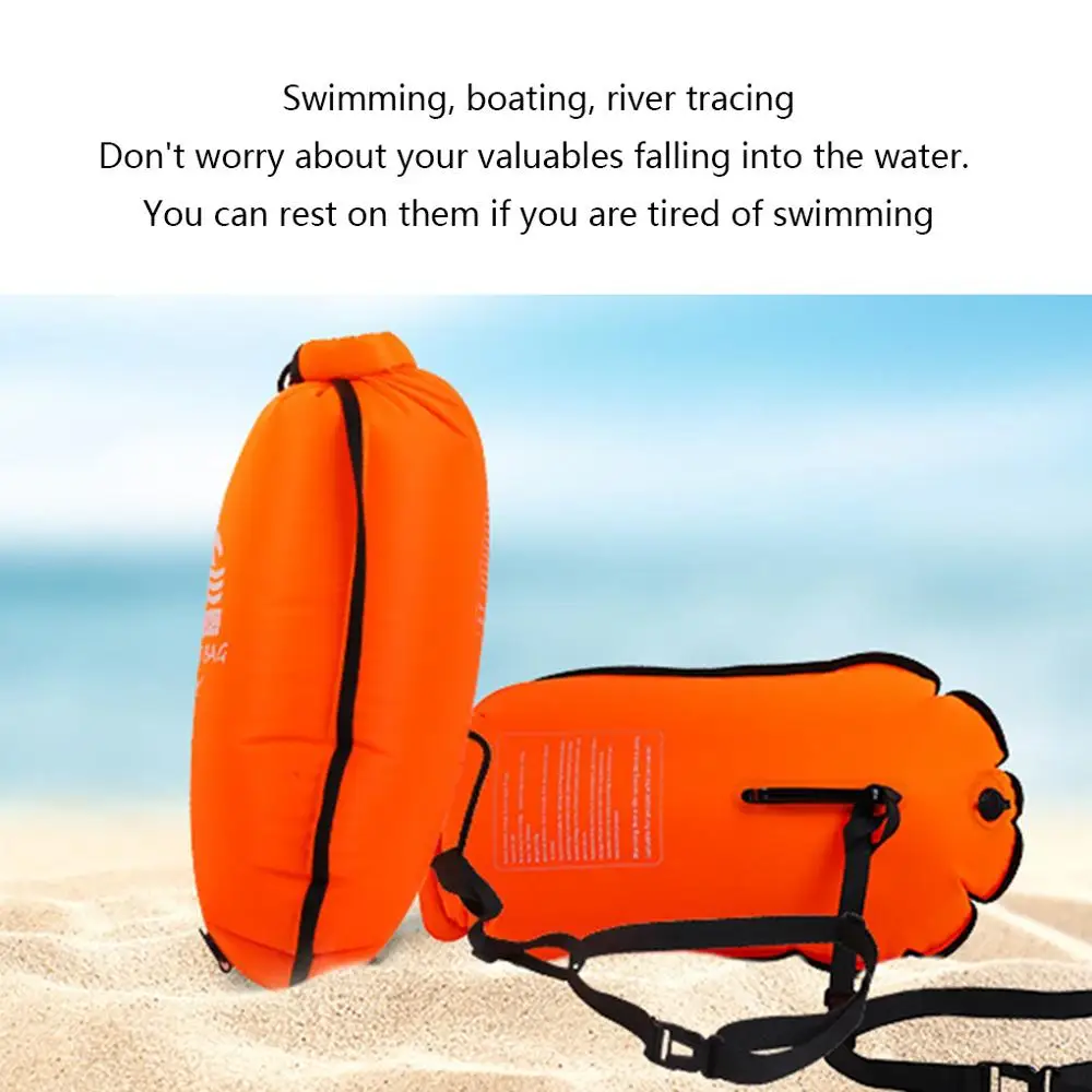 

New 15l Outdoor Waterproof Bag Dry Bag Inflatable Swimming Bag Floating Bag Storage Buoy Drifting Kayak Aviation River Hiking Ba