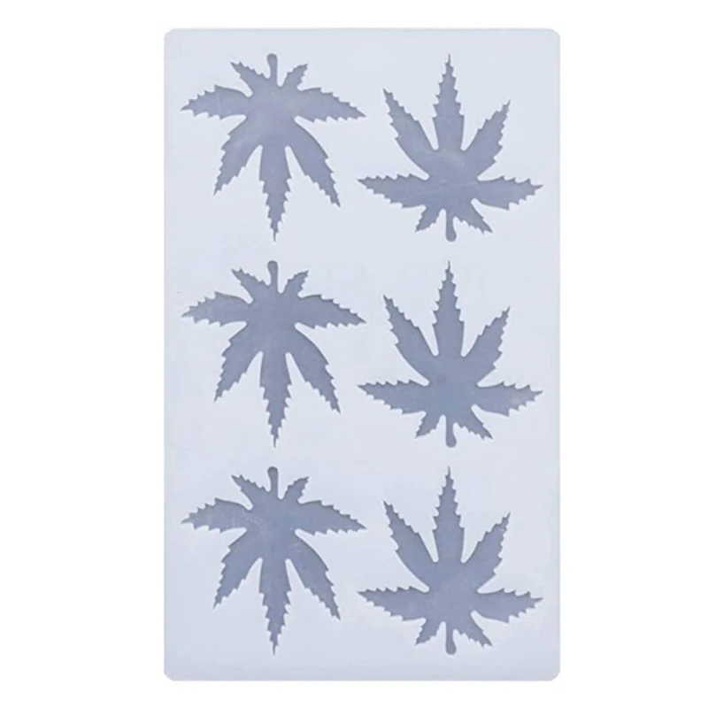 Кленовая силиконовая форма в виде листьев помадной формы шоколадные конфеты