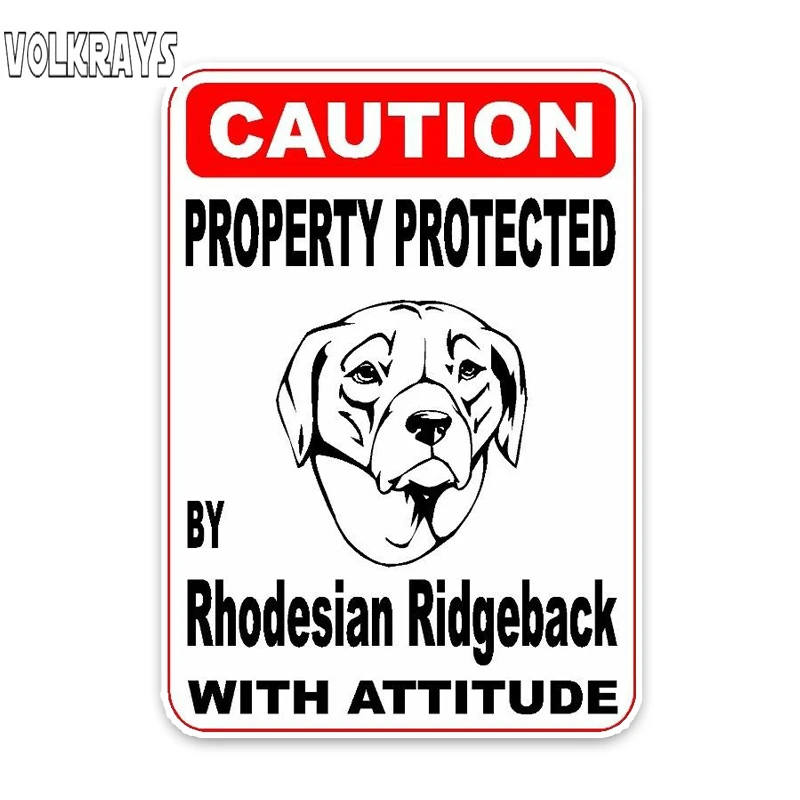 Модная Автомобильная наклейка Volkrays защищенная от Rhodesian Ridgeback аксессуары для