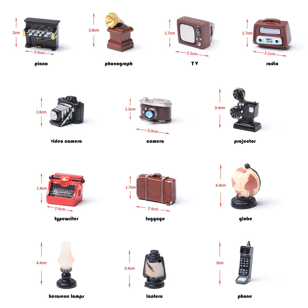 1 шт. DIY ремесла полимерные ретро украшения для кукольного дома игрушки домашний