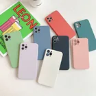 Роскошный оригинальный мягкий чехол из жидкого силикона с квадратными краями для OPPO Realme 8 7 6 2 i s pro C3C11C15C25C17C20 V5 Narzo, противоударный чехол