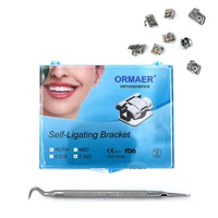 dental braces teeth brackets self ligating roth 022 345 hooks with tool dentistry orthodontics appliance ormaer dentistry