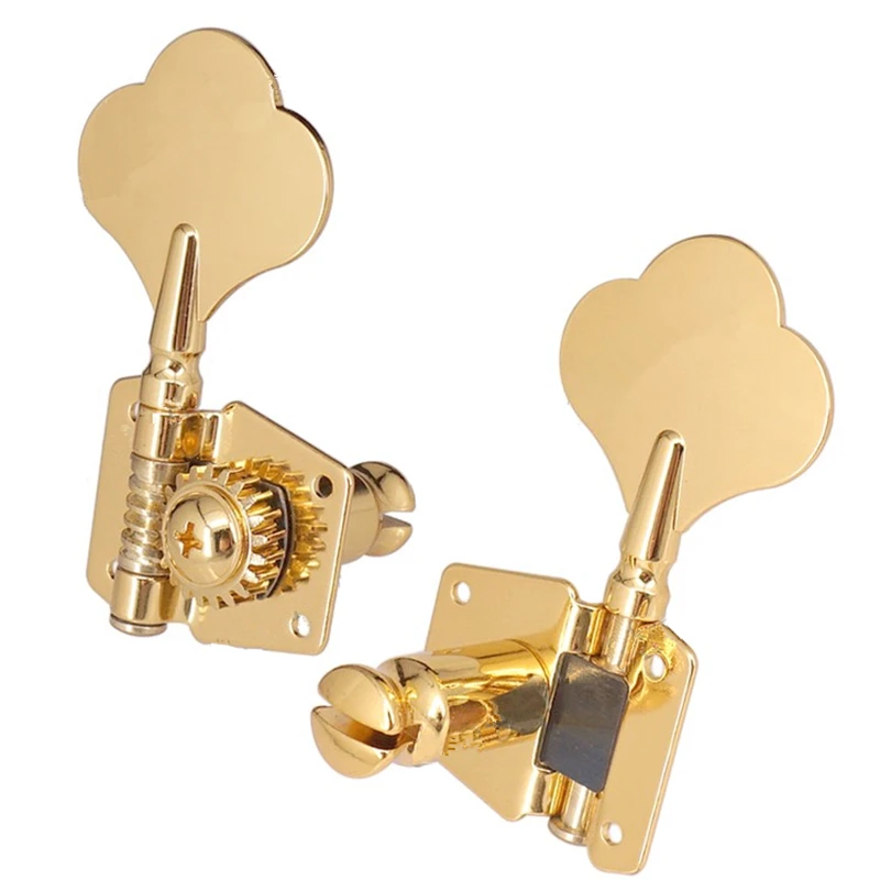 Набор 4R Золотые открытые 4 струны бас тюнинга Колки для гитары аксессуары