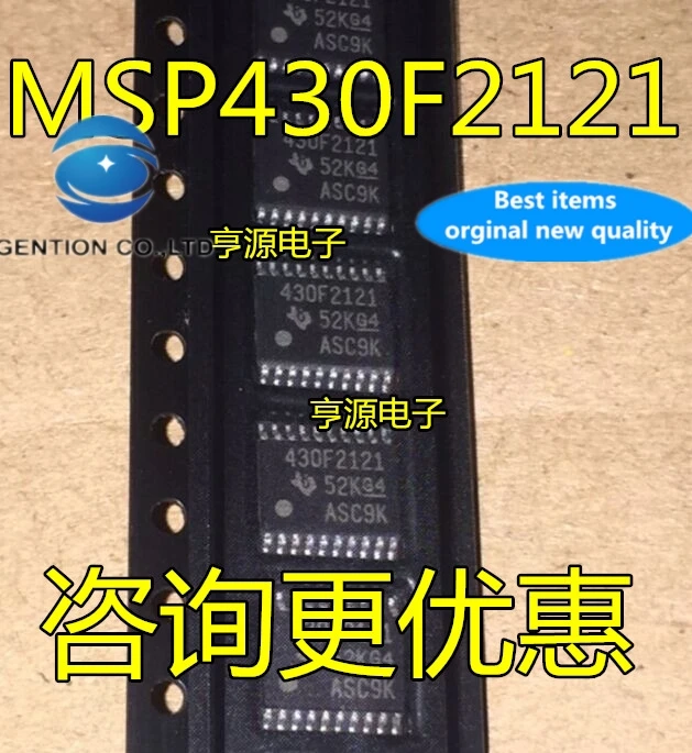 

10pcs 100% orginal new real stock MSP430F2121IPWR MSP430F2121 430F2121 TSSOP20