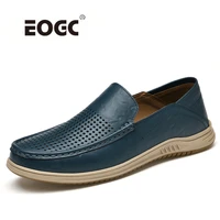 outdoor men shoes natural leather casual shoes comfort slip on loafers moccasins lightweight driving shoes men sapato masculino