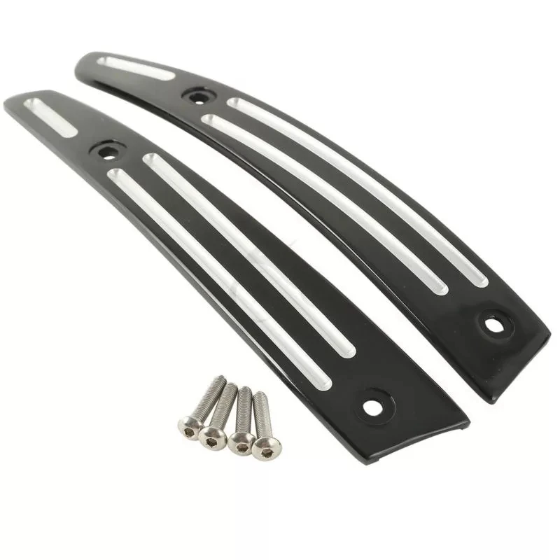 Черная раздельная Боковая Отделка ветрового стекла для Touring Road Glide FLTR 2015 2020| |