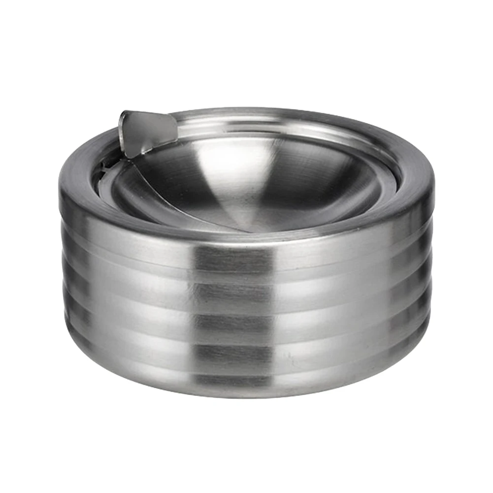 Горячая продажа пепельница из нержавеющей стали держатель для сигарет круглый