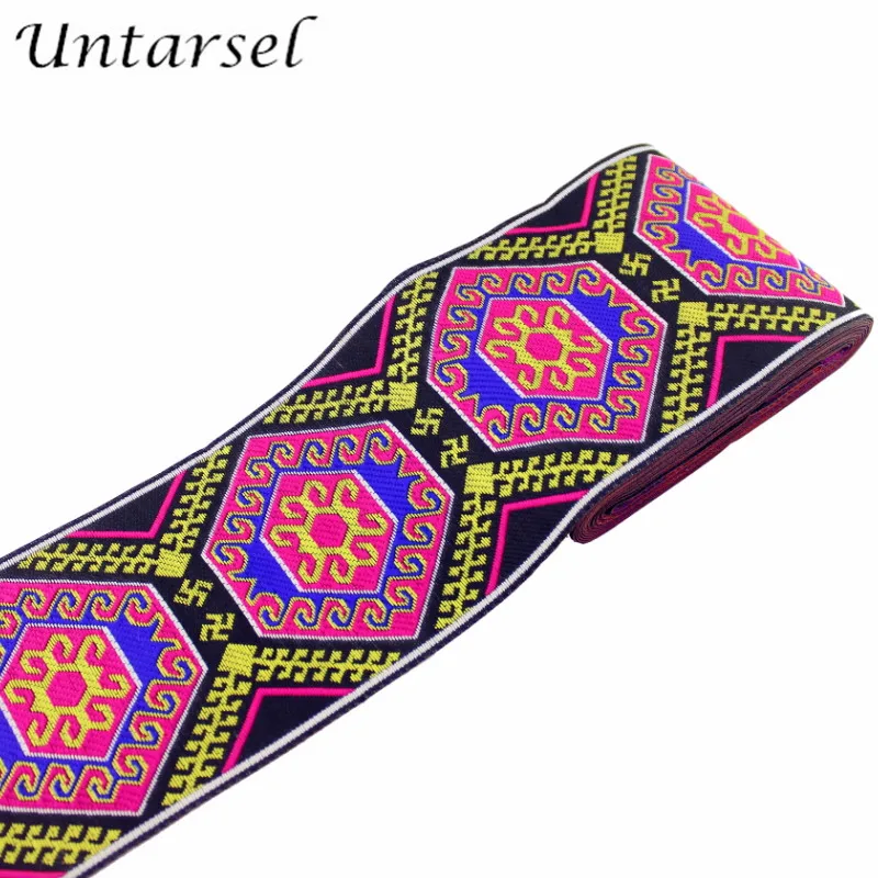 Untarsel модная одежда ленты 10 см ширина тесьма ремень занавес Сумки Роскошные