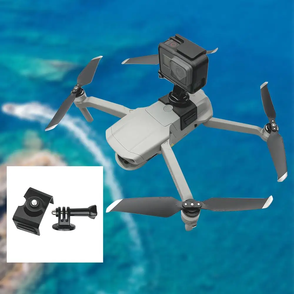 

Кронштейн с креплением на 360 градусов для DJI Mavic AIR 2, адаптер-подставка для камеры дрона для экшн-камеры Gopro