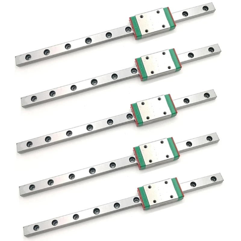 

Quality 5Set 7mm Linear Guide Miniature Rail MGN7 150mm Linear Rail and MGN7H Miniature Rail Slider