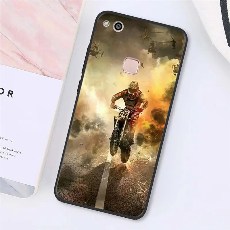 Чехол для телефона Maiyaca Moto Cross мотоциклетный Huawei Y9 Y7 Y6 II Y5 Prime 2018 2019 | Мобильные