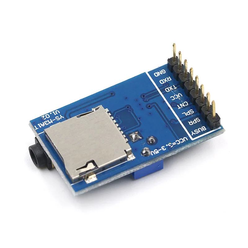 MP3 player module serial port on-demand decoder board card playback with 3w power amplifier voice broadcast M3A1T | Инструменты