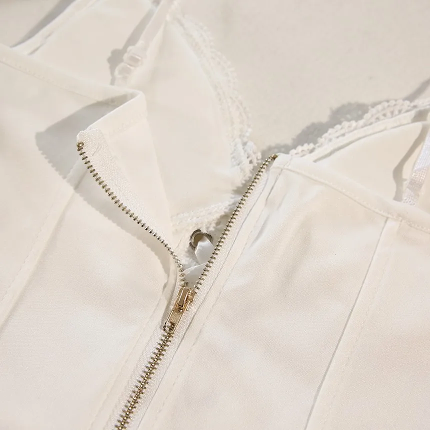 Кружевная блузка MUMUZI Женская белая и черная с коротким рукавом|Топы| |