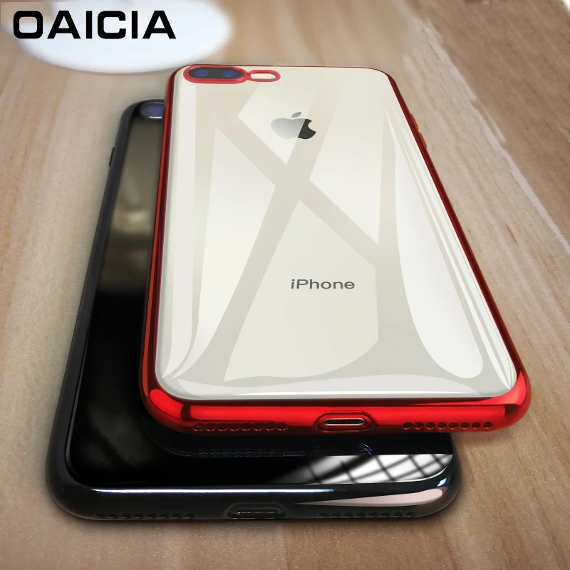 Роскошный чехол для телефона iPhone X XS Max XR 8 7 чехлы силиконовая прозрачная задняя