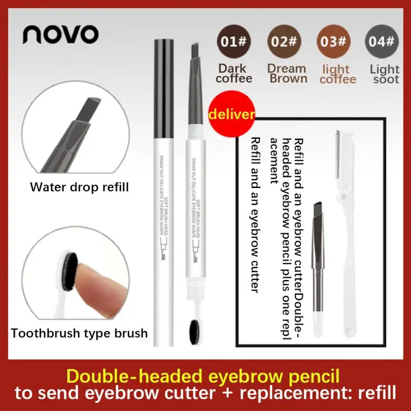 

Карандаш для бровей карандаш для бровей двойная головка карандаш для бровей натуральный долговечный водостойкий и устойчивый к поту инстр...