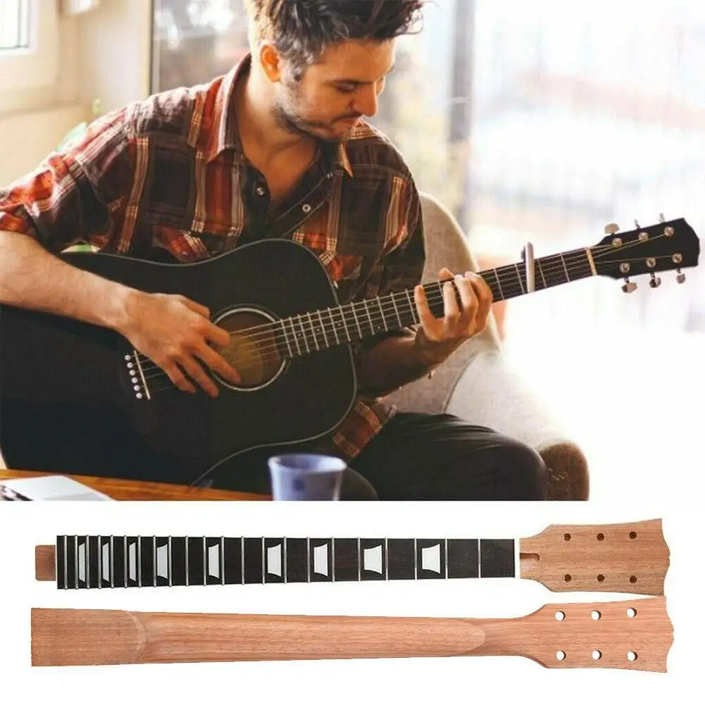

Рукоятка для гитары из красного дерева, 22 лада, аксессуары для деревянной гитары из красного дерева, рукоятка для гитары W5f8