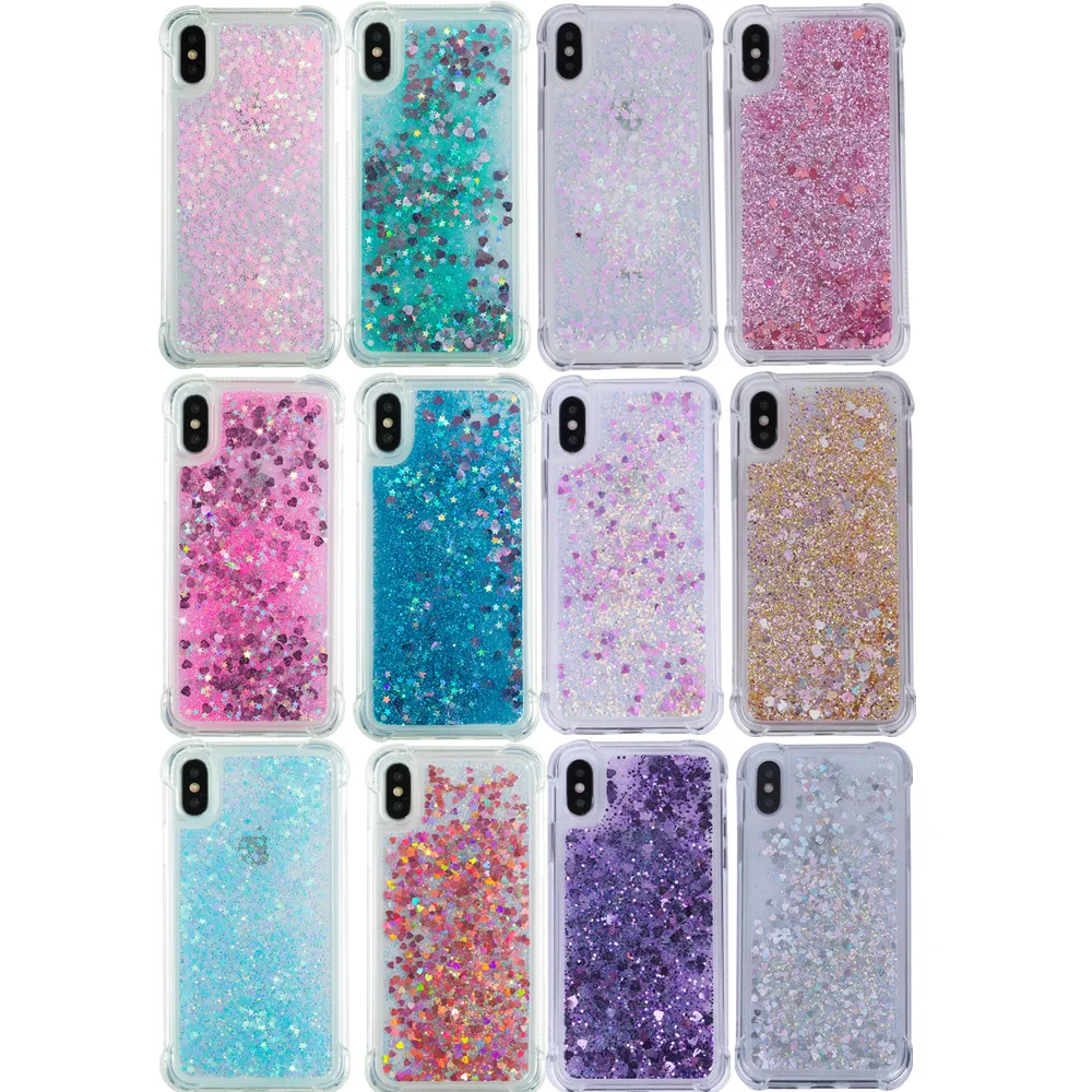 Шикарный чехол с динамическим жидким песком для iPhone 11 Pro X XS MAX XR 6 6S 7 8 Plus 5 5S роскошный блестящий чехол из ТПУ с зыбучим песком
