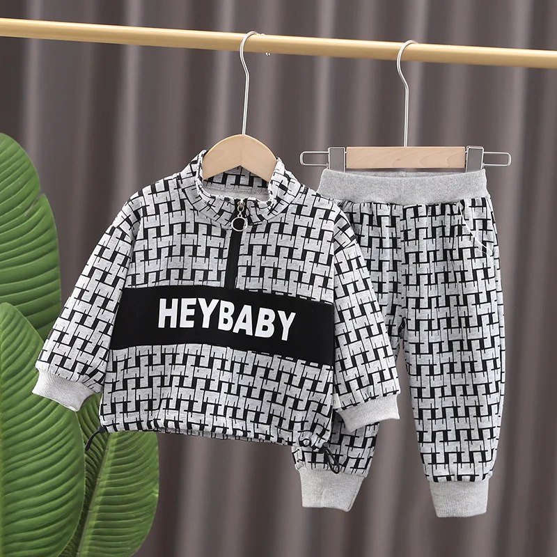 Комплекты для мальчиков весенне-Осенняя детская одежда Новинка 2021 года модная с