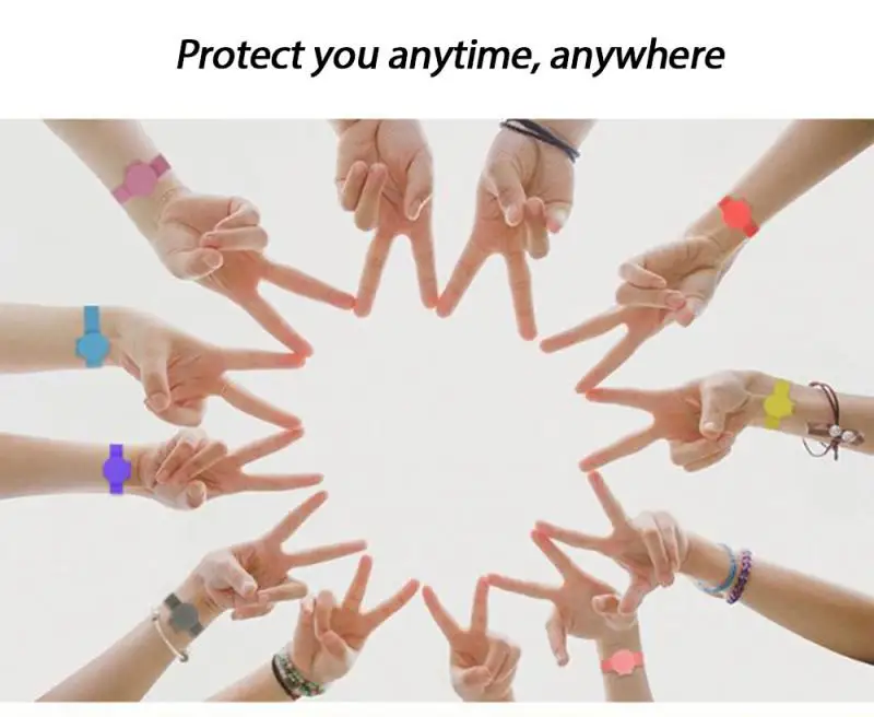1Pcs Silicone Hand Wash Sanitizer Bracelet Press Type No Handsanitizer Disinfectant Cleaner Strap With Bottle | Спорт и развлечения