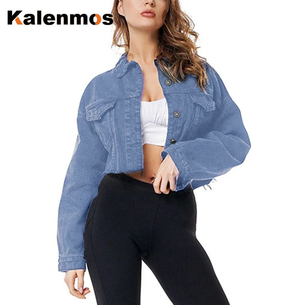 Женская джинсовая куртка осенне весенняя бомбер в готическом стиле|Женские