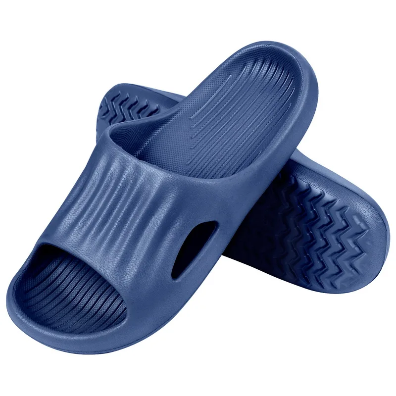 

Litthing Summer Women Men Slippers Beach Slide Sandals Solid Color Non-Slip Soft Sole Couple Ladies Home Outdoor Bathroom Shoes