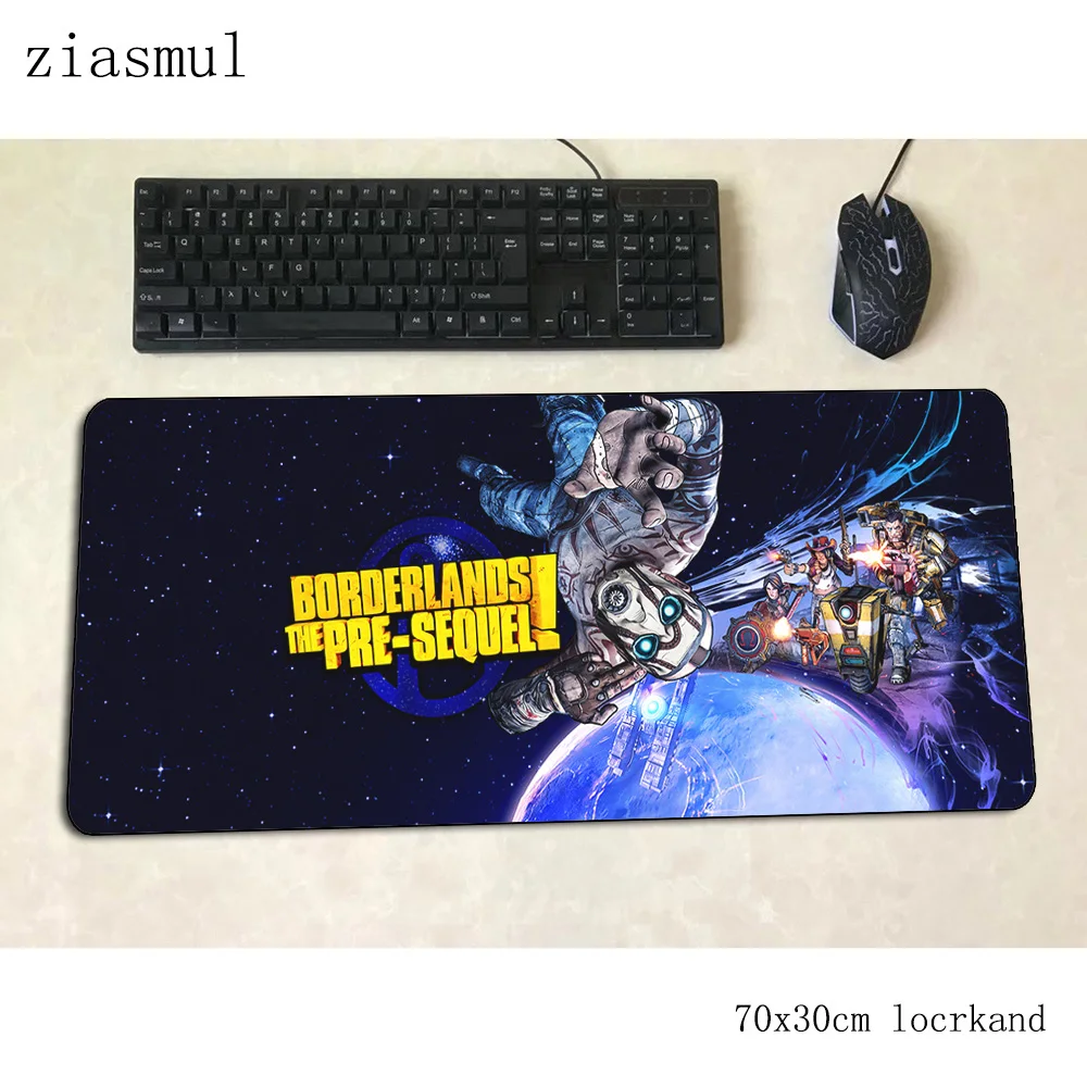 Коврик для мыши Borderlands геймера цветное эстетическое шифоновое платье 70x30 см игровой коврик для мыши с изображением ПК ноутбук с алюминиевым корпусом стол коврик padmouse игры инди-поп геймер коврики геймпад