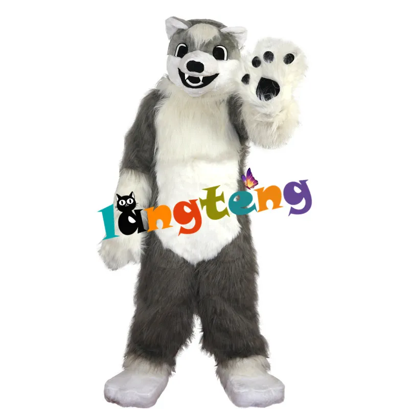 737 серый волк хаски маскарадный костюм косплей для взрослых и детей размер