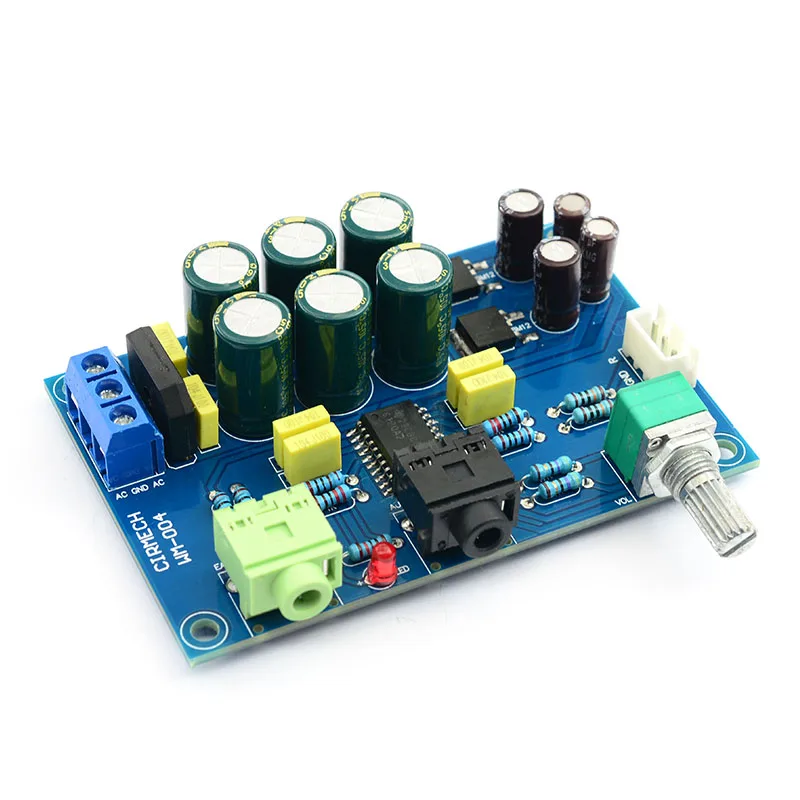 TPA6120 Headphone Amplifier Board HIFI TPA6120A2 Enthusiast Headphones AMP Amplificador Zero Noise Diy 5.0