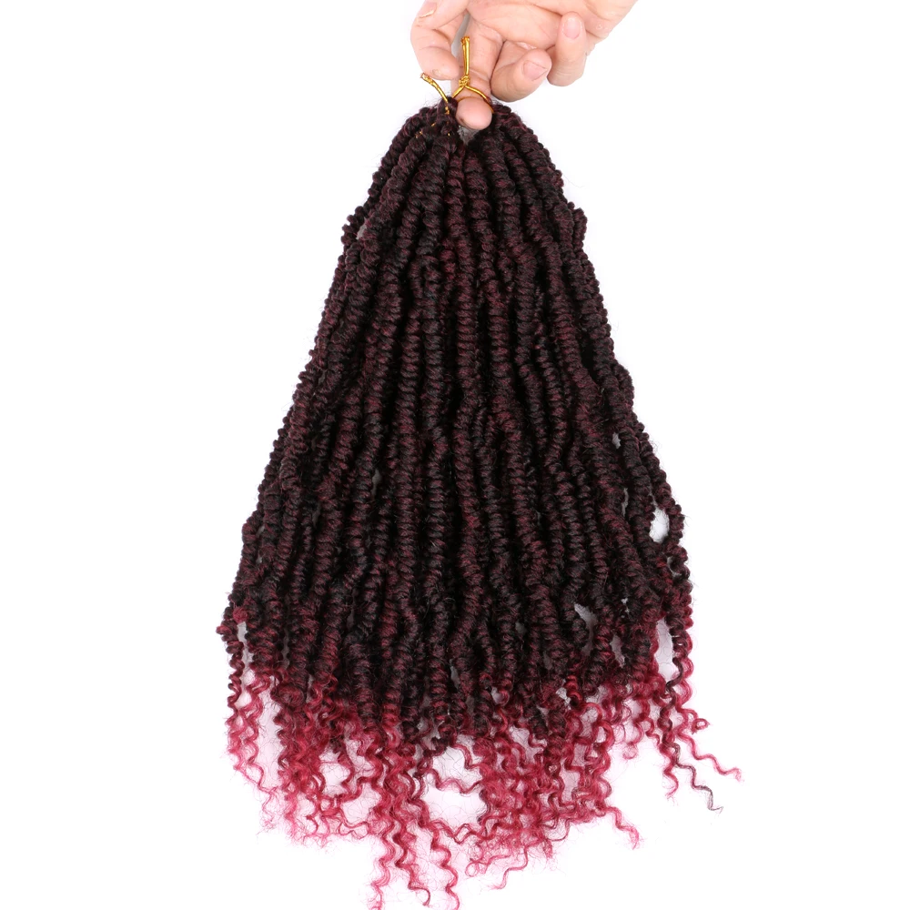 Накладные волосы Aigemei из синтетических кроше 12 дюймов 24 пряди волнистые для
