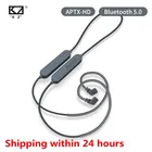 KZ Bluetooth 5,0 наушники Aptx HD QCC3034 модуль обновления гарнитуры кабель применяется к наушникам KZ AS10 ZST ES4 ZSN ZS10 AS16 ZSX C12