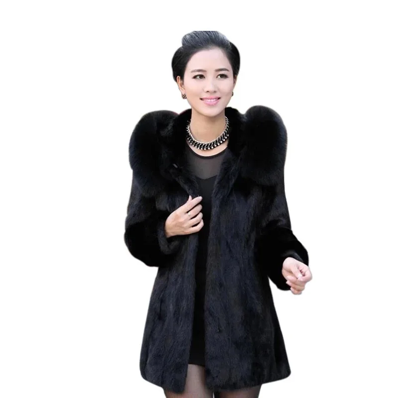 Женское зимнее пальто 2020 модное повседневное теплое из искусственного меха с
