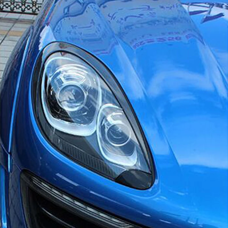 Чехол для передней фары из углеродного волокна Porsche Macan 2014 2015 2016|headlight cover|headlights