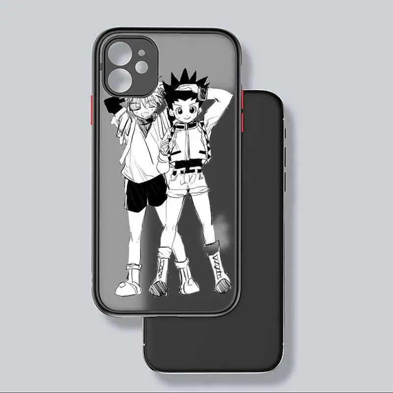 

Hunter X Hunter Killua Zoldyck Anime Phone Case Matte Transparent for iPhone 7 8 11 12 s mini pro X XS XR MAX Plus coque