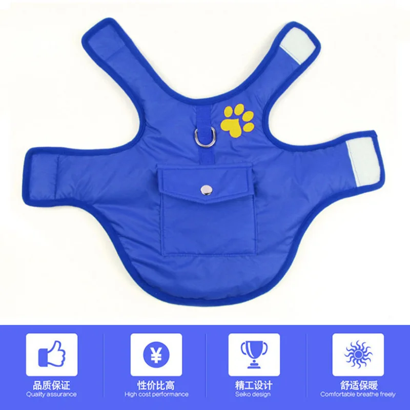 

New dog thanks autumn/winter double - sided plaid pet cotton vest medium and large dogs pet thanks