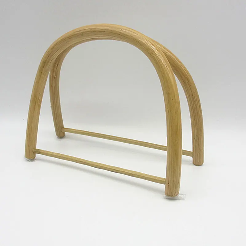 

Round Shape Bamboo Handle For Replacement Handmade Diy Handle Accessories For Handbag Tote Purse Clutch Bag Part Accessories