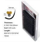 Ресницы для наращивания NEWCOME, искусственные, матовые, мягкие, натуральные, в виде плоского эллипса