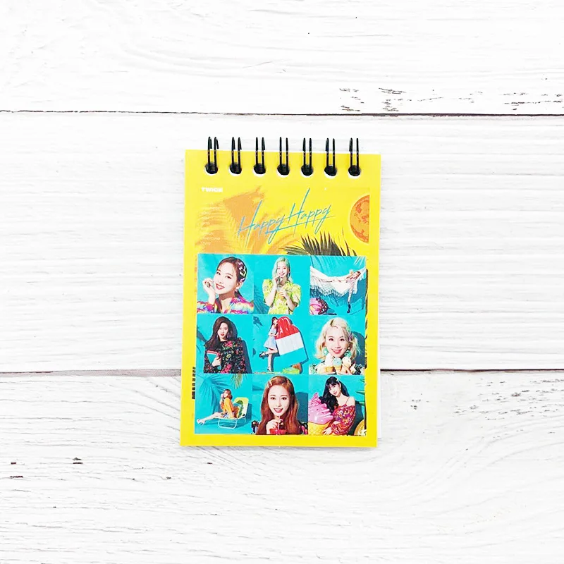 1 шт. Kpop BLACKPINK NCT IZONE X1 два раза катушки ноутбука портативные Pocketbooks блокноты записная книжка-Дневник Школьные офисные канцелярские принадлежности